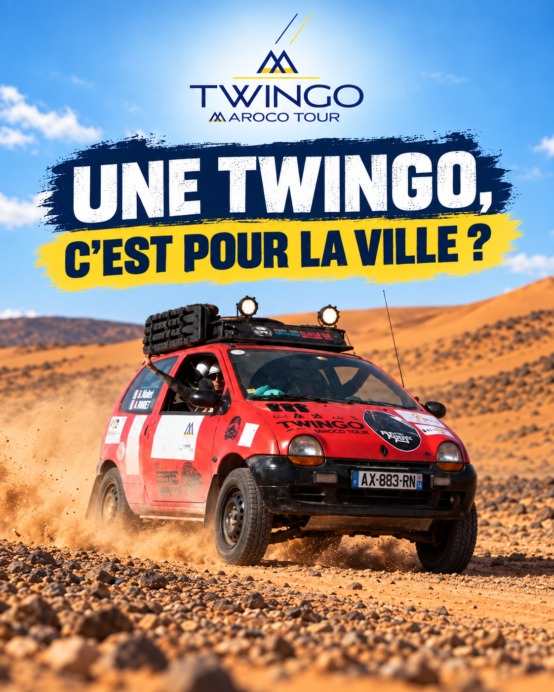 Exemple de post Twingo Maroco Tour